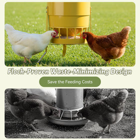 KOL rust-proof powder-coated metal texture emphasizes outdoor durability.