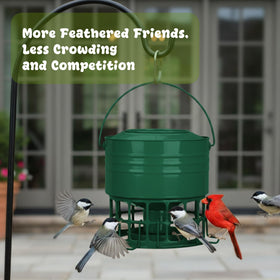 KOL hanging birdfeeder designed for easy cleaning and maintenance