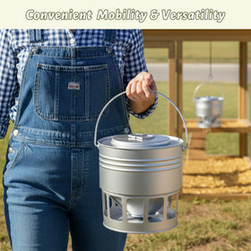 KOL 20lb capacity with wide-mouth refill for quick, tidy refills.