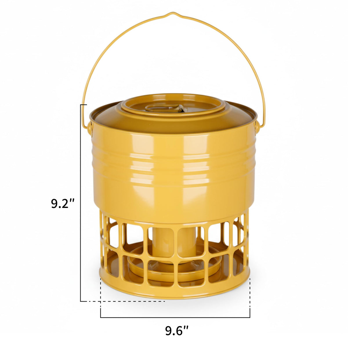 KOL bucket interior in earthy yellow, easy cleaning.