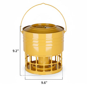 KOL bucket interior in earthy yellow, easy cleaning.