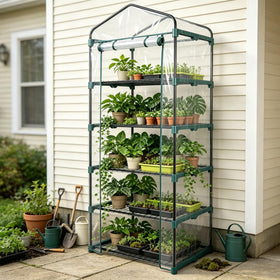 KOL mini greenhouse is easy to assemble without tools for quick setup.