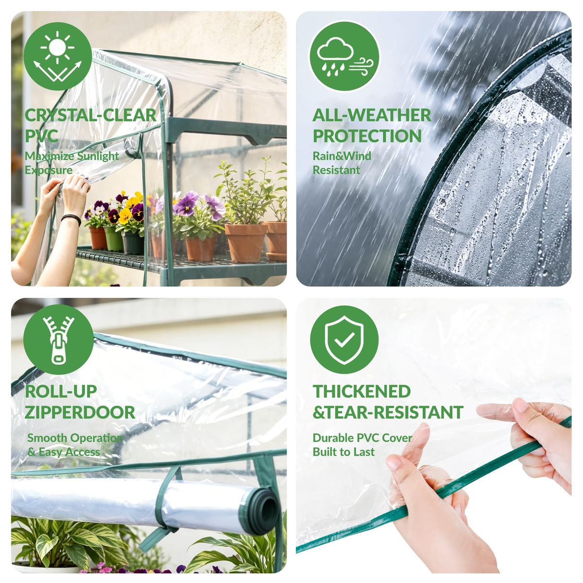 KOL design protects plants from pets and children while keeping them organized.