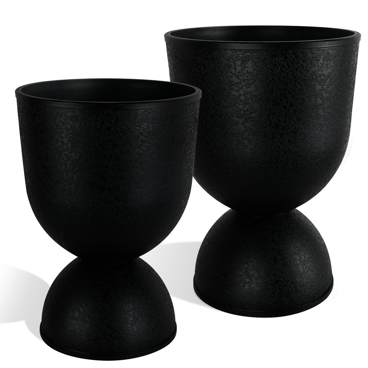 KOL Planters 23-inch urn planter adds height for dramatic arrangements