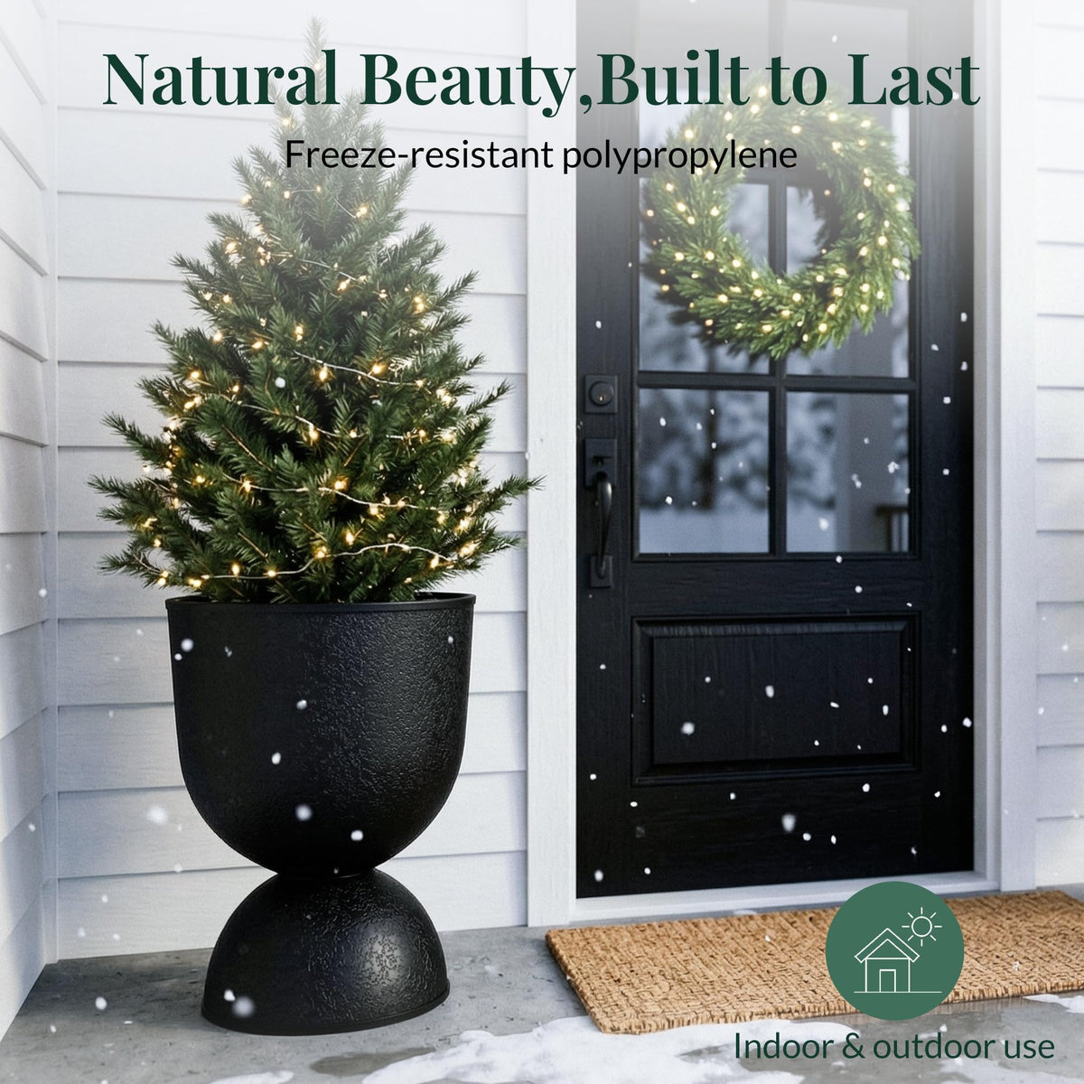 KOL Planters suit live greenery or artificial displays in any season