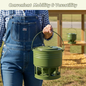 KOL Wide-mouth opening enables quick, mess-free refills.