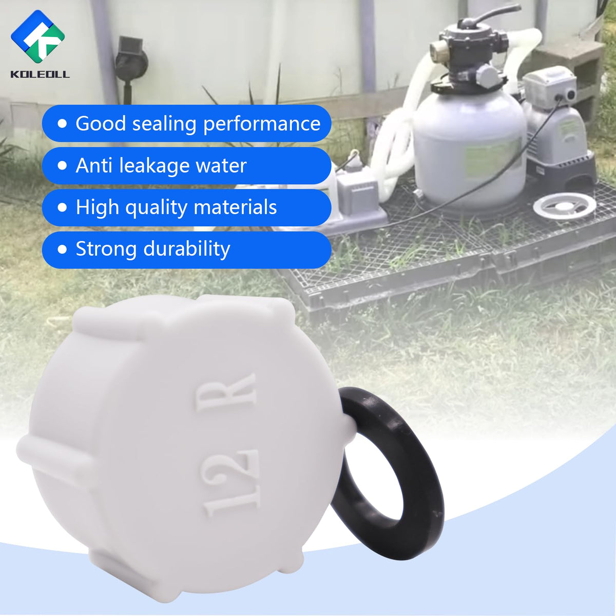 KOLEOLL compatible with Intex models for versatile filtration setup