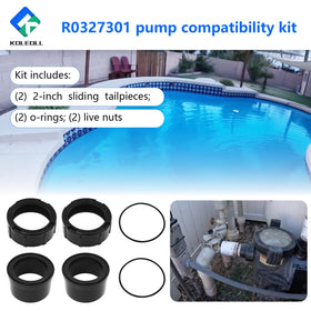 KOLEOLL R0327301 union nuts secure inlets and outlets to reduce leaks during maintenance.