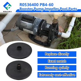 KOLEOLL R0536400 impeller — material detail highlights corrosion-resistant composition for pool environments.