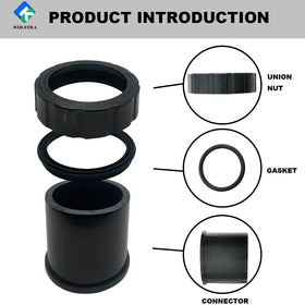 KOLEOLL SPX3200UNKIT CPVC unions illustrate durable, leak-free connections for spa pumps