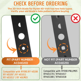 KOLTRUNEX hardened steel blade provides long-term strength for tough mowing tasks.