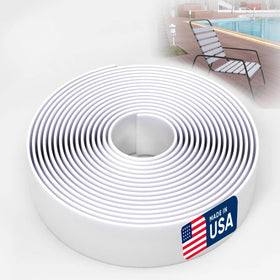 KOMORAX vinyl straps with 1.5-inch width for restoring patio chairs.
