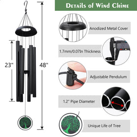 KONEFEJI garden wind chime with deep tones enhances calm outdoor spaces.
