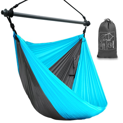Konosnd hammock chair sky blue for indoor and outdoor relaxation.