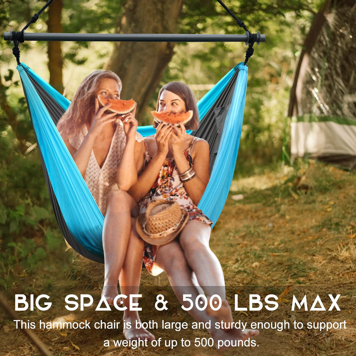 Konosnd hammock chair roomy design for comfortable seating.