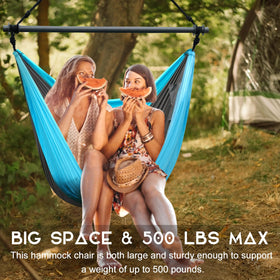 Konosnd hammock chair roomy design for comfortable seating.