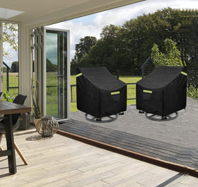 KONWLANG weather-protection for patio furniture keeps chairs ready to use