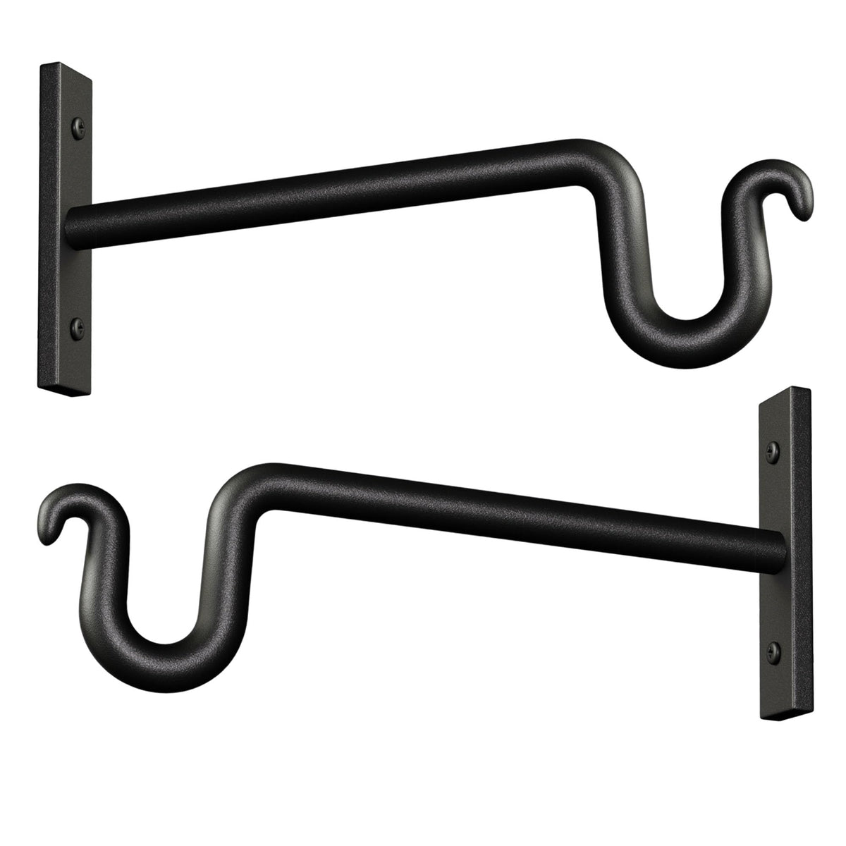 KOOKASHOP 10 inch plant hook secures baskets indoors or outdoors.