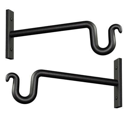 KOOKASHOP 10 inch plant hook secures baskets indoors or outdoors.