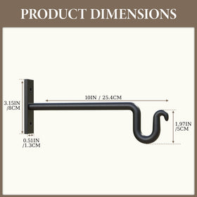 KOOKASHOP bird feeder hanger keeps feeders steady for easy refills.