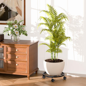 KOOKASHOP plant caddy side view showing smooth mobility