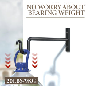 KOOKASHOP wind chime hook provides durable outdoor hanging solution.