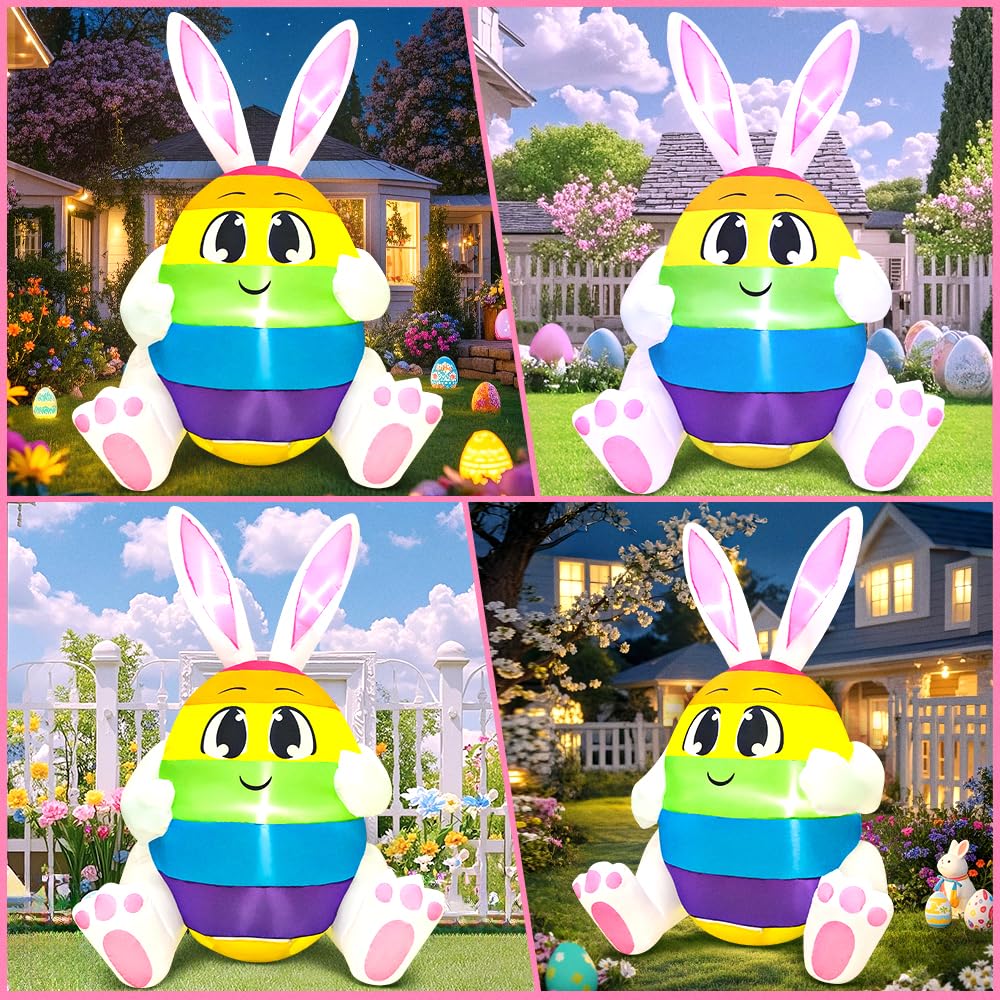KOOY built-in LED lights illuminate outdoor spaces with cheerful Easter ambiance