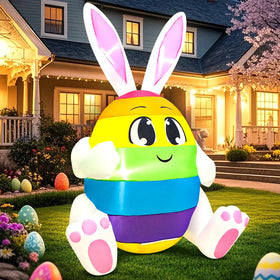 KOOY durable polyester material Easter inflatable for long-lasting outdoor use