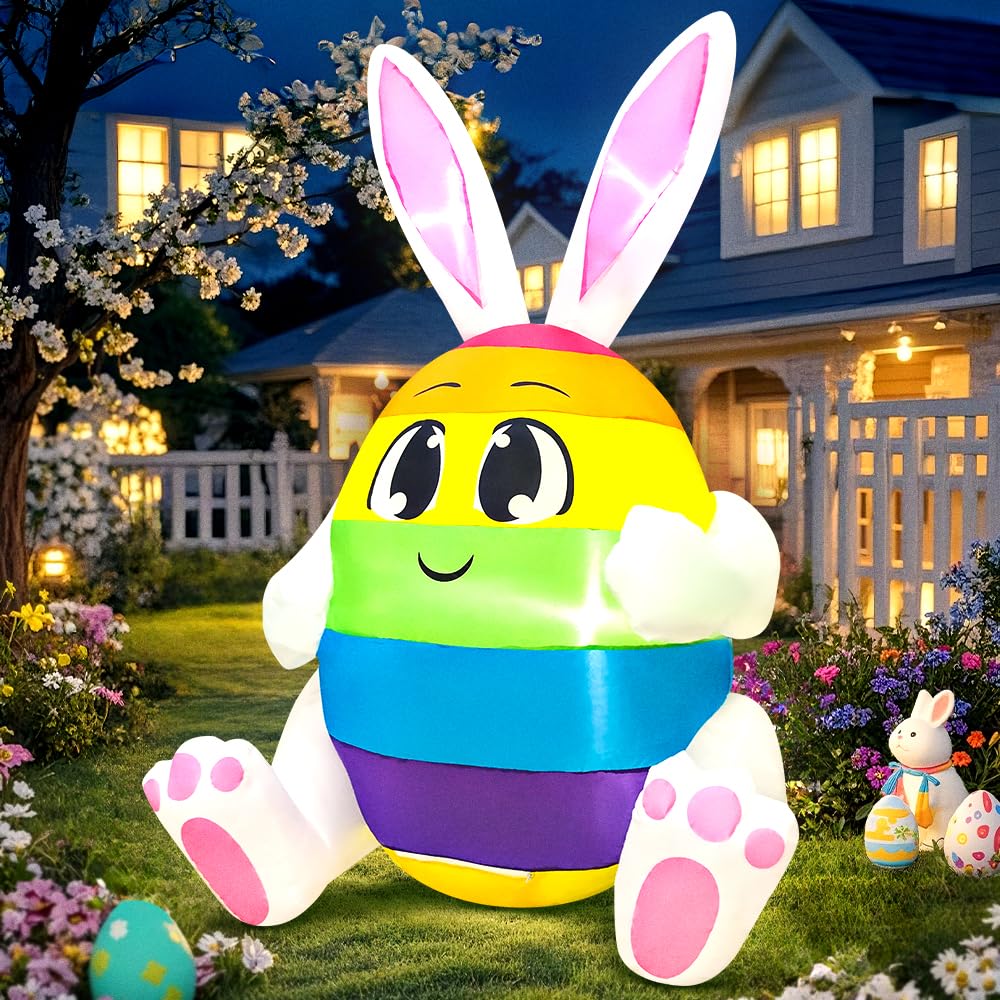 KOOY fast inflation Easter inflatable with reliable fan for quick setup