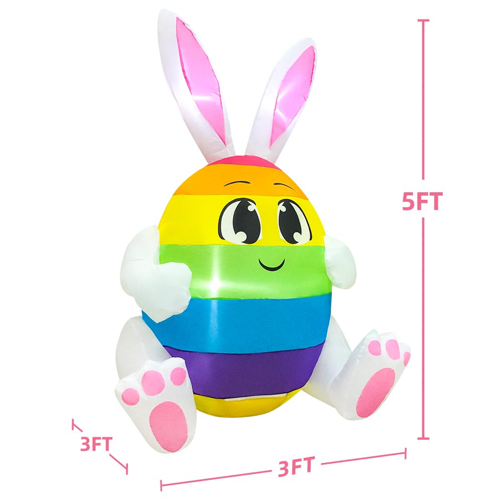 KOOY 5ft inflatable suitable for indoors or outdoors depending on space