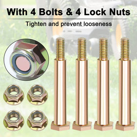 KOOTANS 5-inch deck wheels for Toro 112-0677, reliable lifting and even cuts