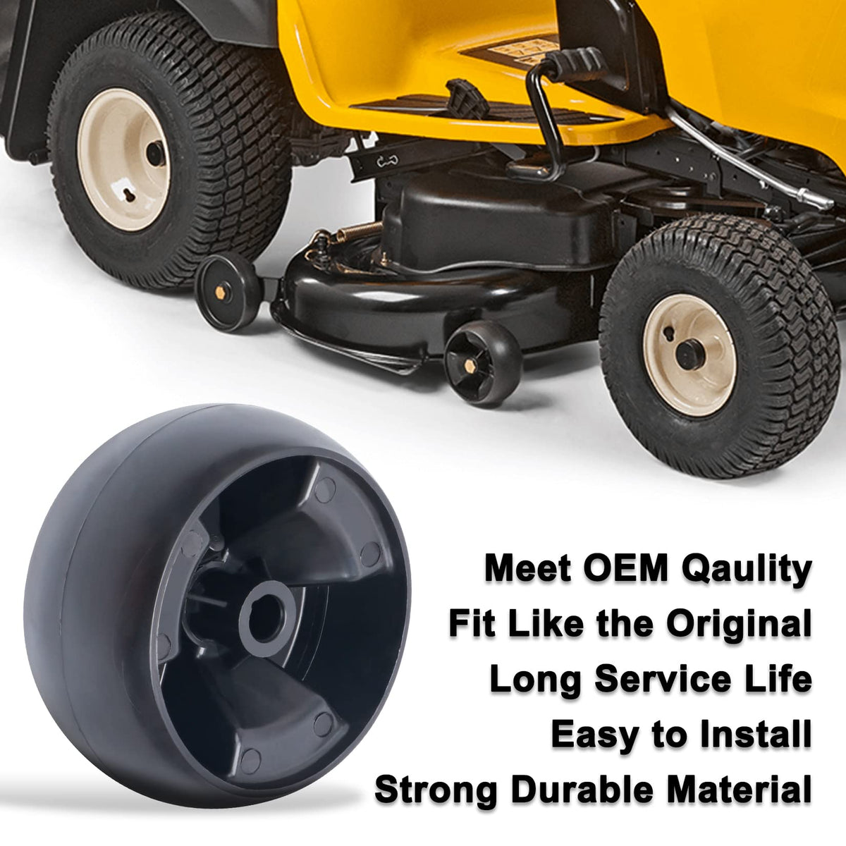 KOOTANS four-wheel kit with bolts and nuts for secure installation