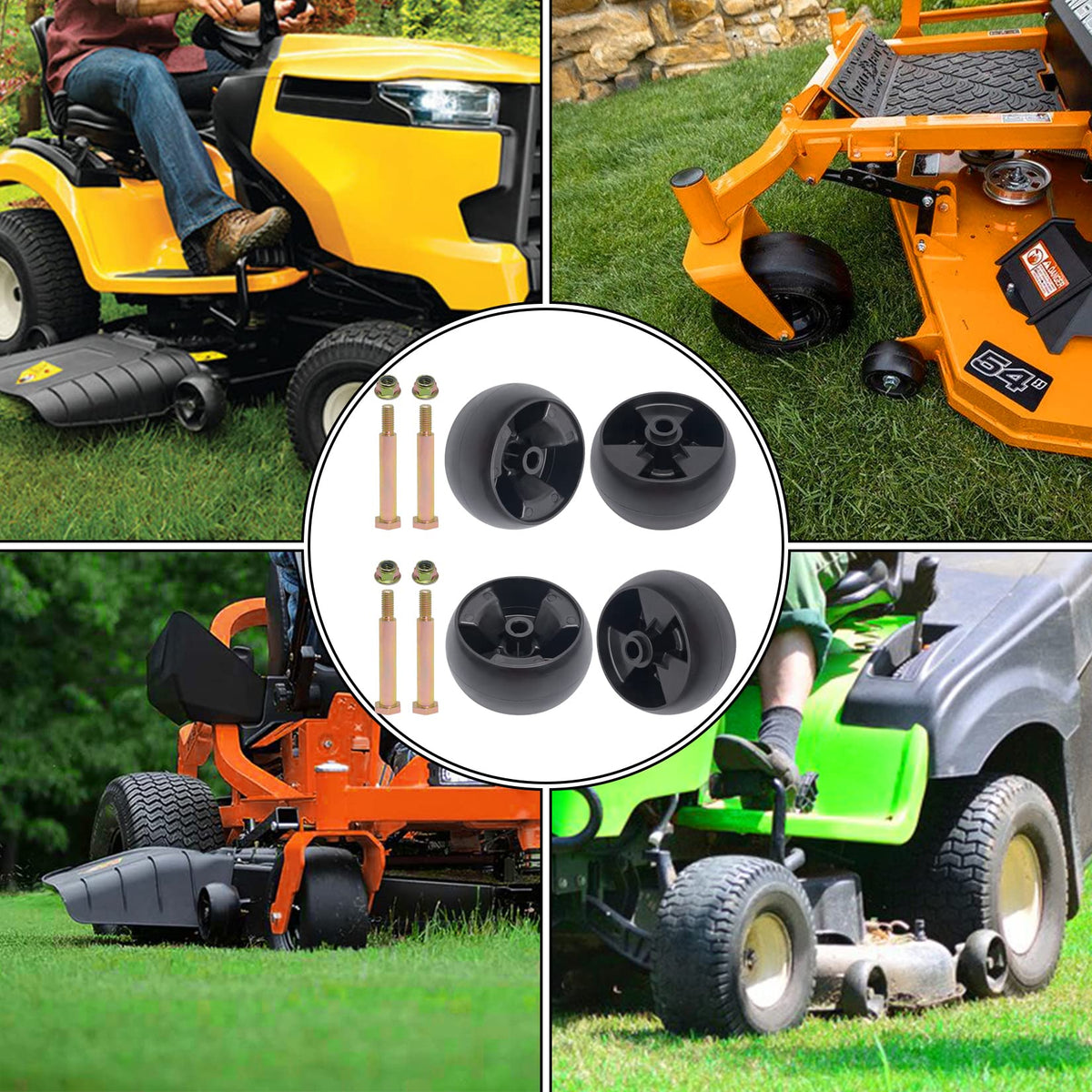 KOOTANS polypropylene construction deck wheels for durable deck support