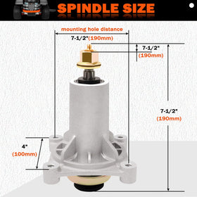 KOOTANS spindle assembly compatible with Husqvarna 587820301 enhances reliability on mid-size decks.