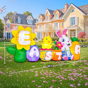 KOOY Built in LED Light Inflatable illuminates outdoor spaces after dark.