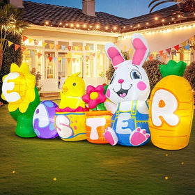 KOOY Sunflower Inflatable adds color to lawns and gardens.
