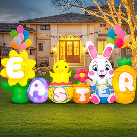KOOY Easter Yard Decor for outdoor holidays enhances curb appeal.