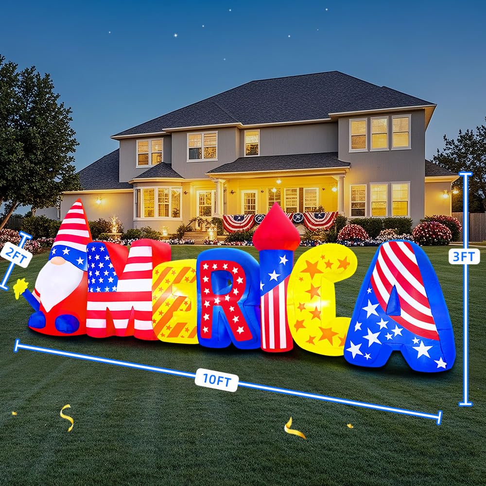 KOOY Independence Day outdoor decor ideal for yard and entryways