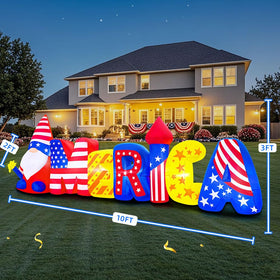 KOOY Independence Day outdoor decor ideal for yard and entryways