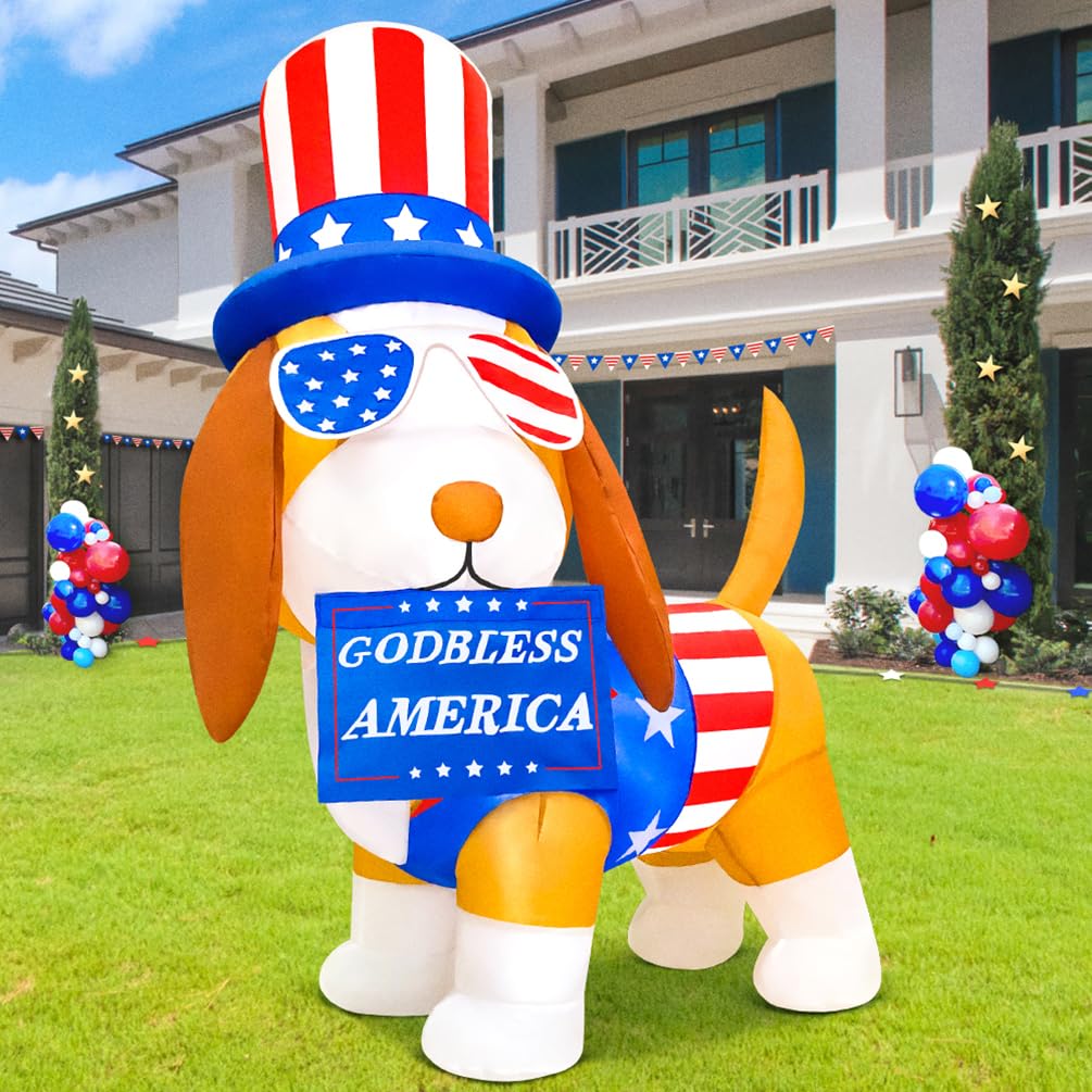 KOOY compact inflatable puppy with easy storage after celebrations.