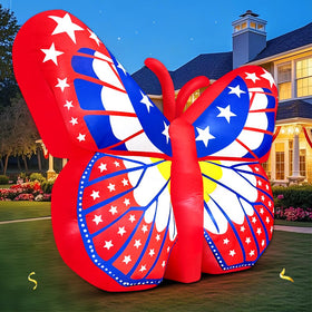 Kooy lighted yard decor adds festive atmosphere to garden or patio.