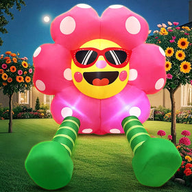KOOY Sunflower made from durable waterproof polyester for long outdoor use.