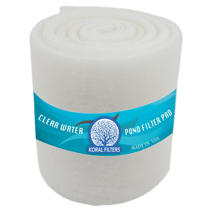 Koral Filters premium koi pond filter media roll for enhanced filtration in outdoor ponds.