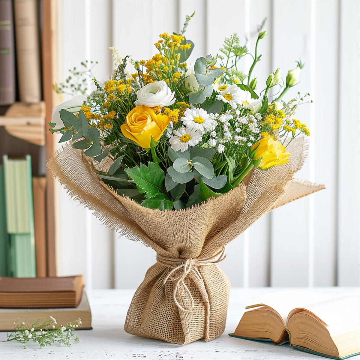 Koretech burlap roll packaging material ideal for eco-friendly product wrapping.