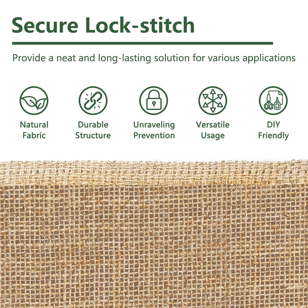 Koretech burlap roll used as weed barrier for cleaner garden beds.