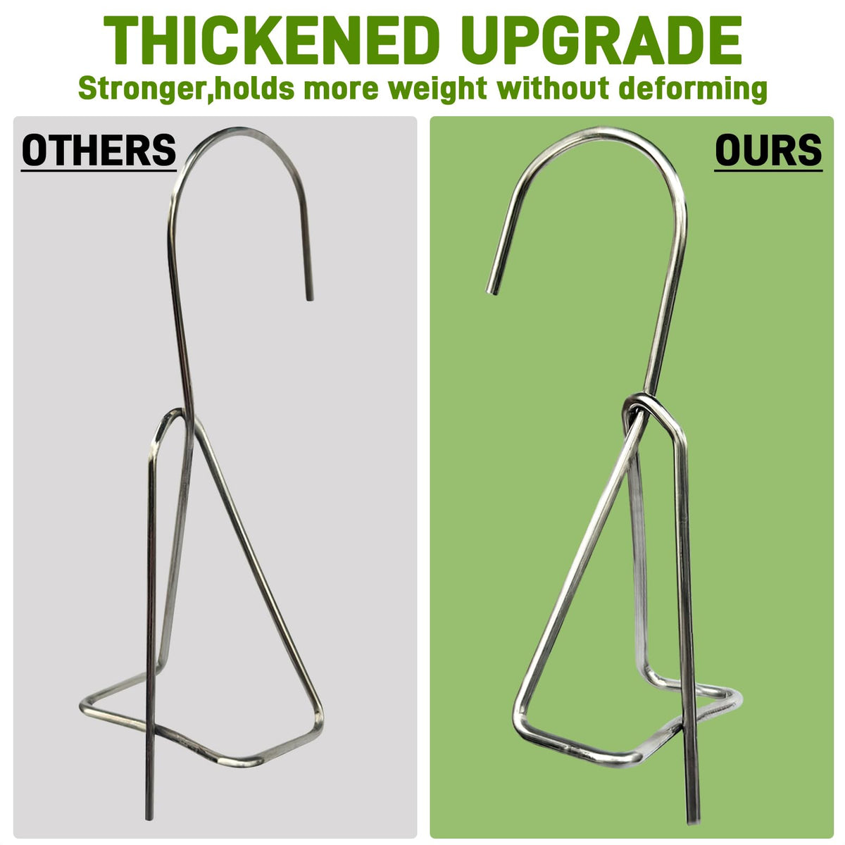 KOROI clip-on hanger supports orchid pots with stable, upright positioning and easy adjustment.
