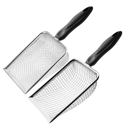 KOROI soil sifter pack of 2 with handle for quick soil prep