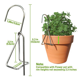 KOROI superior support keeps succulents steady on a balcony railing.