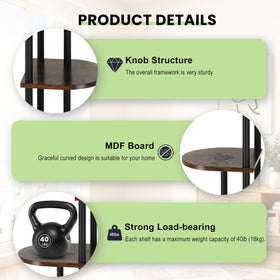 Korrie Home multi-use plant shelf suitable for bedroom or office decor
