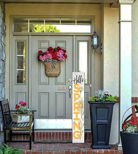 KORVITA Hello Spring hardware included for quick, tool-free mounting